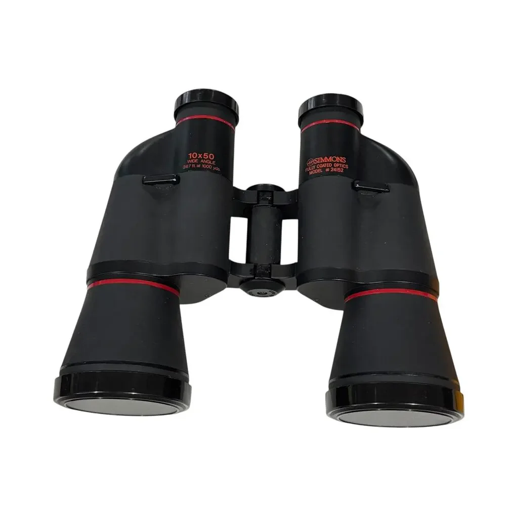VTG Simmons Binoculars 10x50 Wide Angle Model 24152 Black Case Gorpcore Hunting
